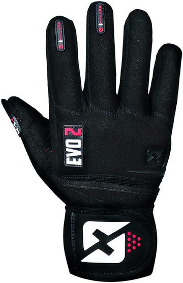 Weightlifting Gloves with Integrated Wrist Wrap Support