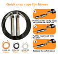 Jump Rope Fitness Workout Weighted Handle Crossfit Rope