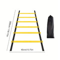 1 Set Portable Football Training Agility Ladder, Rope, Jump Grid