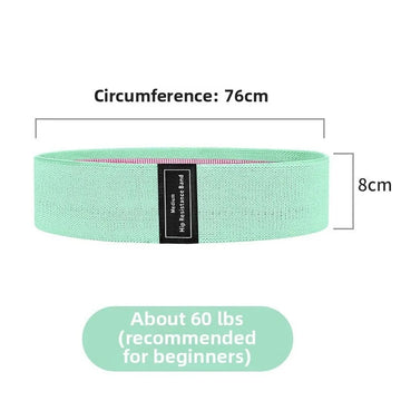 Cotton Resistance Hip Band for Squats & Glute Workouts