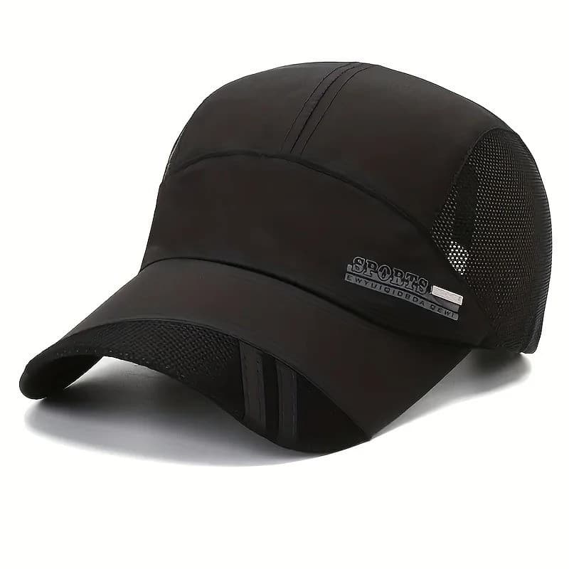 Quick Dry Sports Cap with Mesh Panels, view 2 of 8