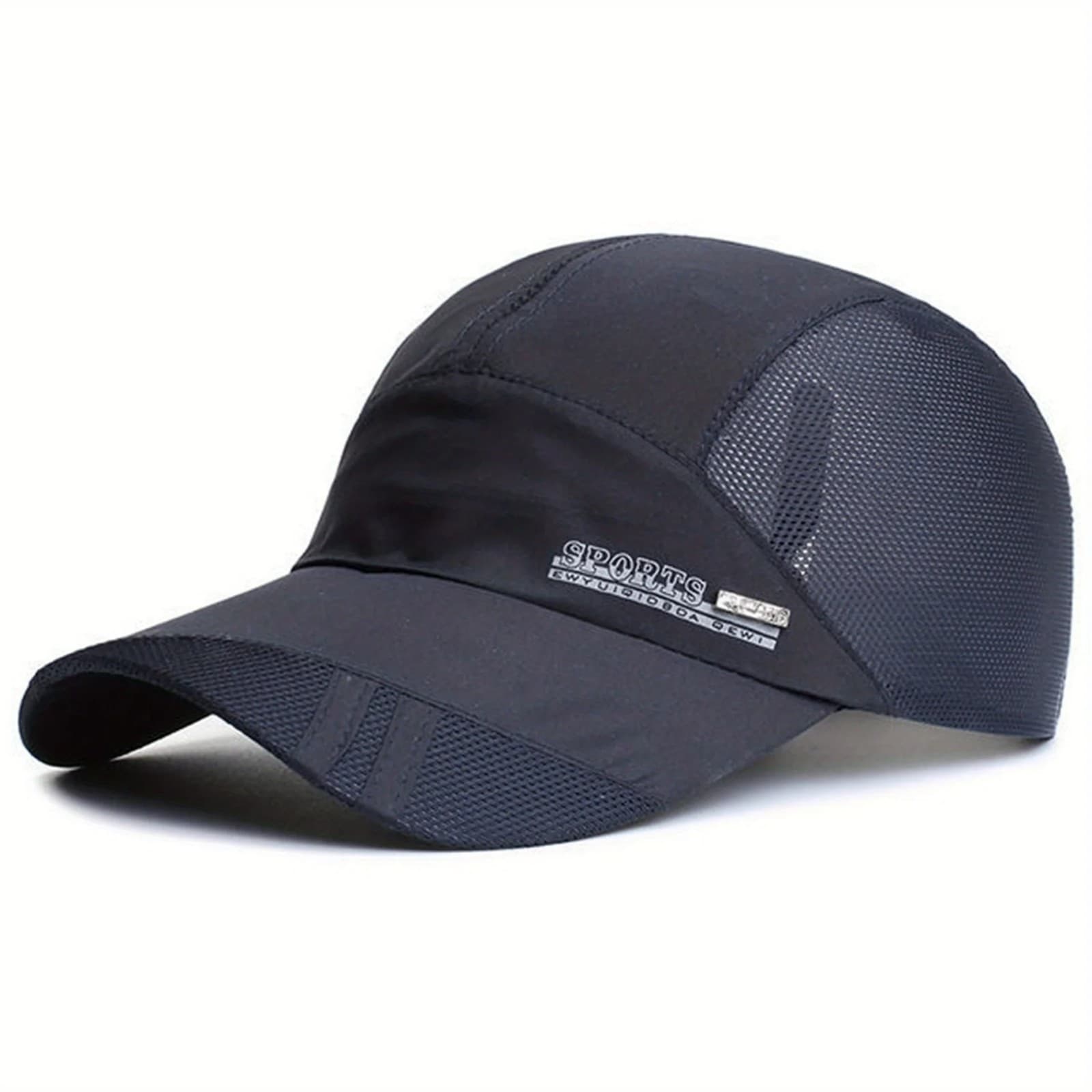 Quick Dry Sports Cap with Mesh Panels, view 3 of 8