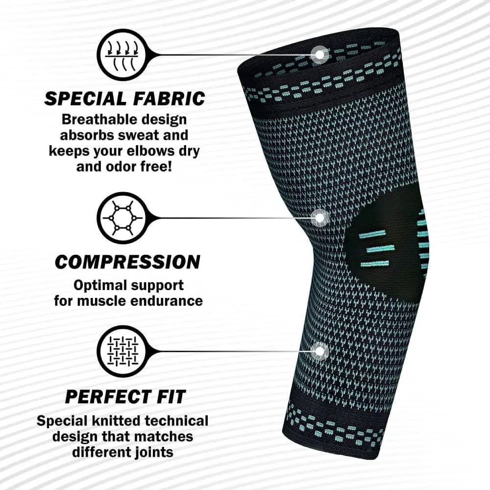 Elastic Elbow Sleeve, Breathable Compression, view 6 of 6