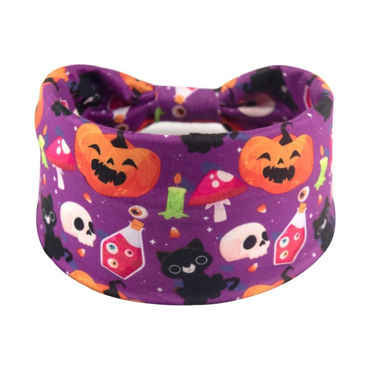 Halloween Knotted Workout Headband, Wide Stretch, view 2 of 5