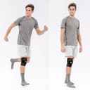 Adjustable Knee Brace with Side Stays, Black, view 4 of 4