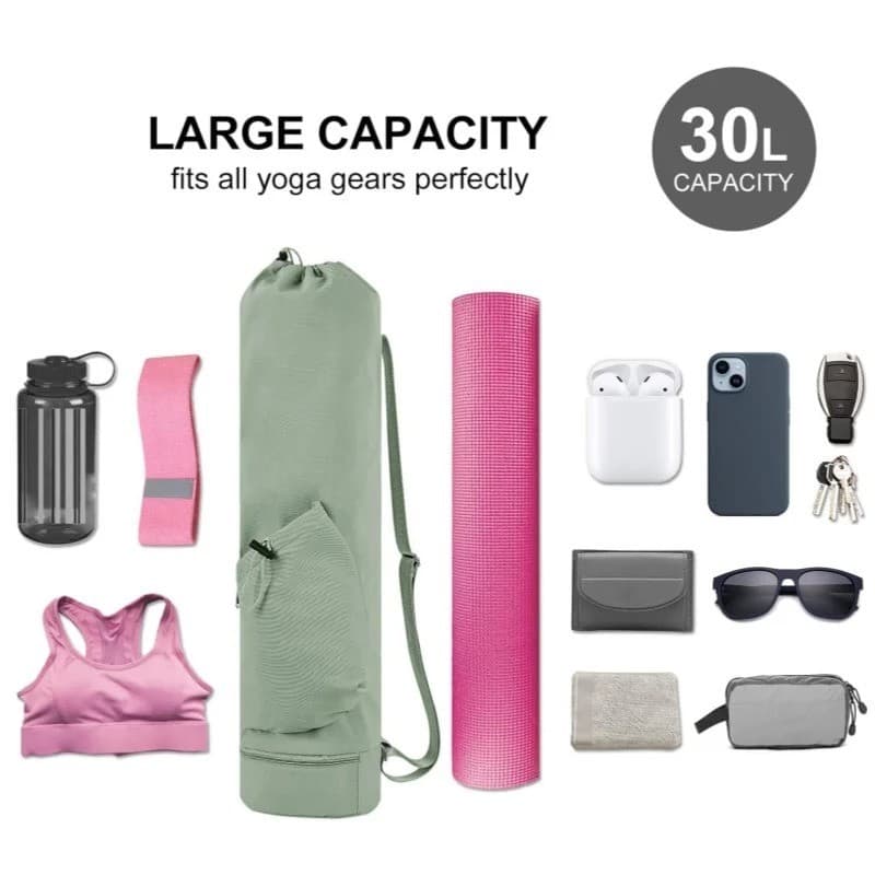 Yoga Mat Bag with Multiple Pockets, view 7 of 7