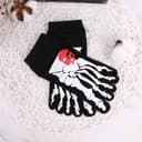 Skeleton Bone Five Toe Socks, Skull Print, view 1 of 8