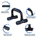 Push-Up Bars, Padded Steel U-Shaped Pair, view 7 of 7