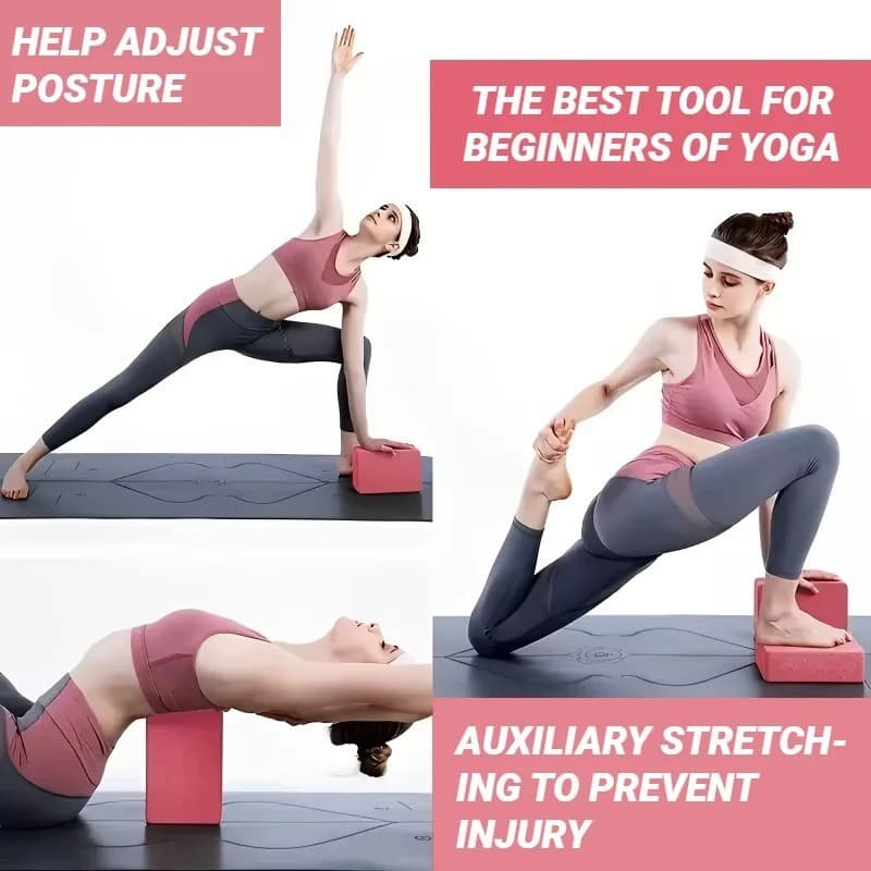 High Density Yoga Block, Foam Support, view 7 of 8