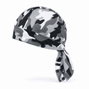 Camo Tie-Back Head Wrap for Gym, Cycling, Running, view 3 of 4