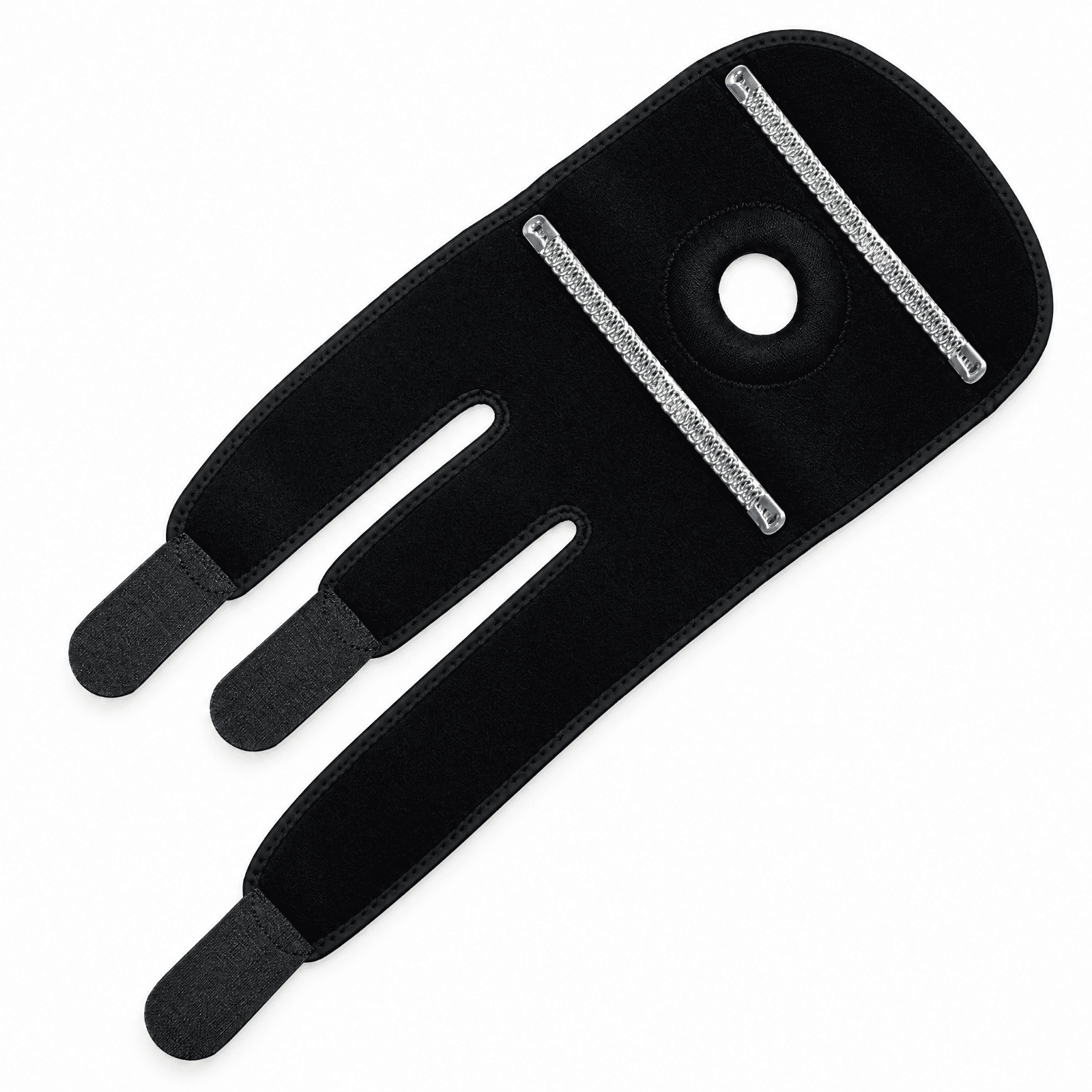 Adjustable Knee Brace with Side Stays, Black, view 1 of 4