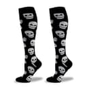 Skull Print Knee High Running Socks, view 3 of 3