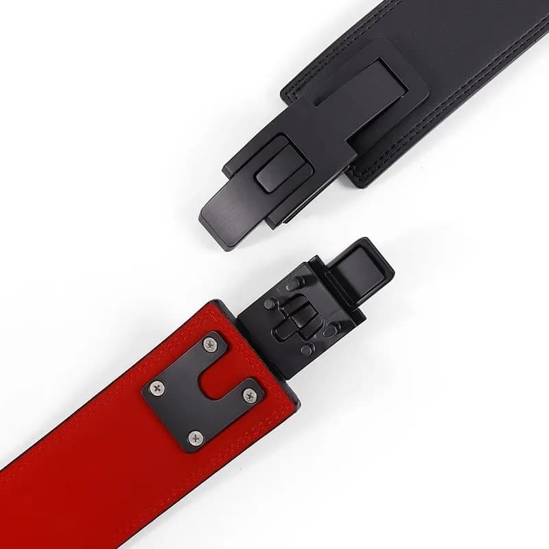Leather Weightlifting Belt, Lever Buckle, view 8 of 8