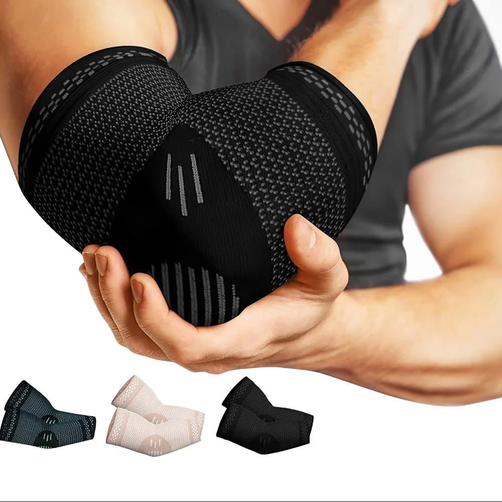 Elastic Elbow Sleeve, Breathable Compression, view 5 of 6