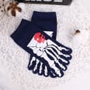 Skeleton Bone Five Toe Socks, Skull Print, view 4 of 8