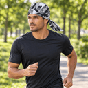 Camo Tie-Back Head Wrap for Gym, Cycling, Running, view 4 of 4