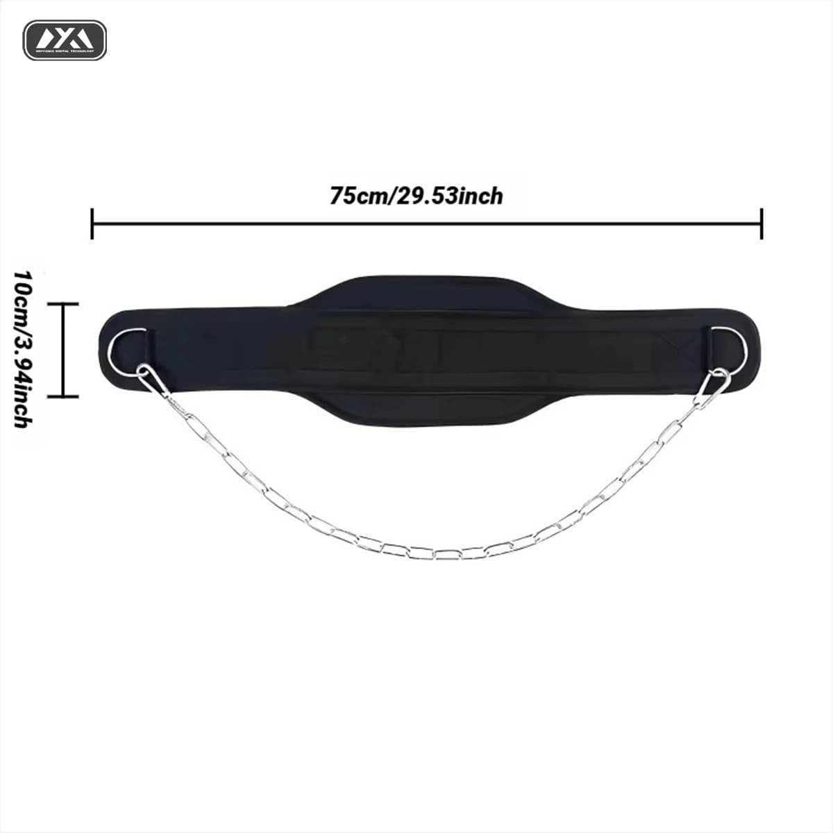 Padded Dip Belt with Chain for Weighted Pull-ups, view 1 of 4