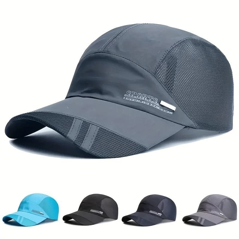 Quick Dry Sports Cap with Mesh Panels, view 1 of 8