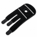 Adjustable Knee Brace with Side Stays, Black, view 2 of 4
