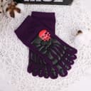 Skeleton Bone Five Toe Socks, Skull Print, view 3 of 8
