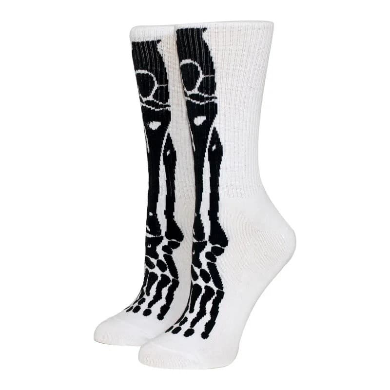 Skeleton Running Socks 3 Pack Crew Length, view 8 of 8