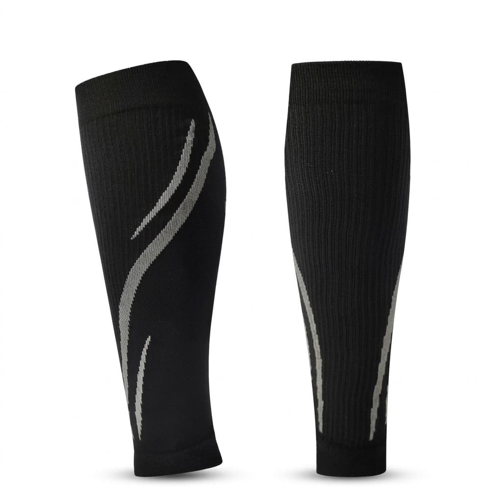 Compression Calf Sleeves - 20-30 mmHg Support Pair
