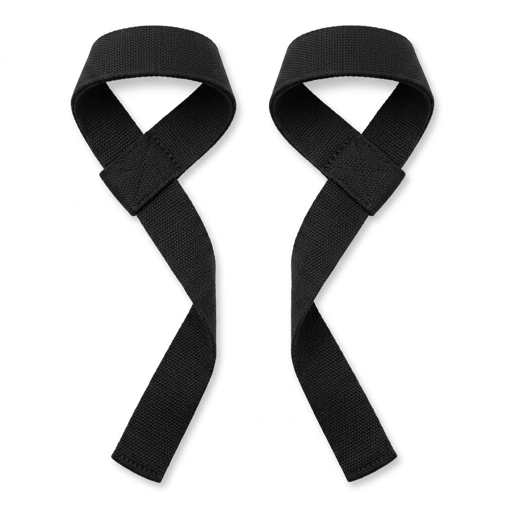 Cotton Gym Lifting Straps, Pair - Deadlift and Row Grip Support