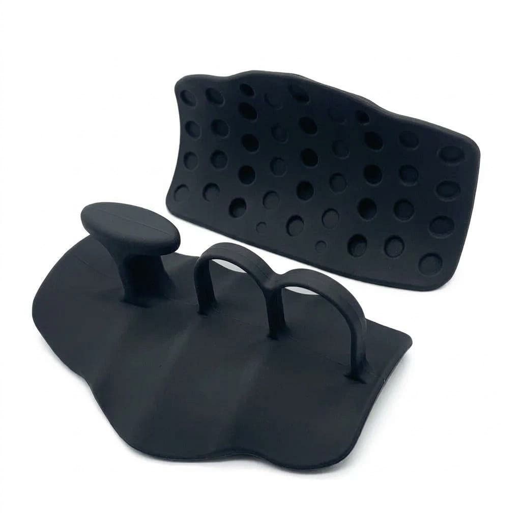 Padded Silicone Lifting Grips - Non-Slip Weightlifting Pair