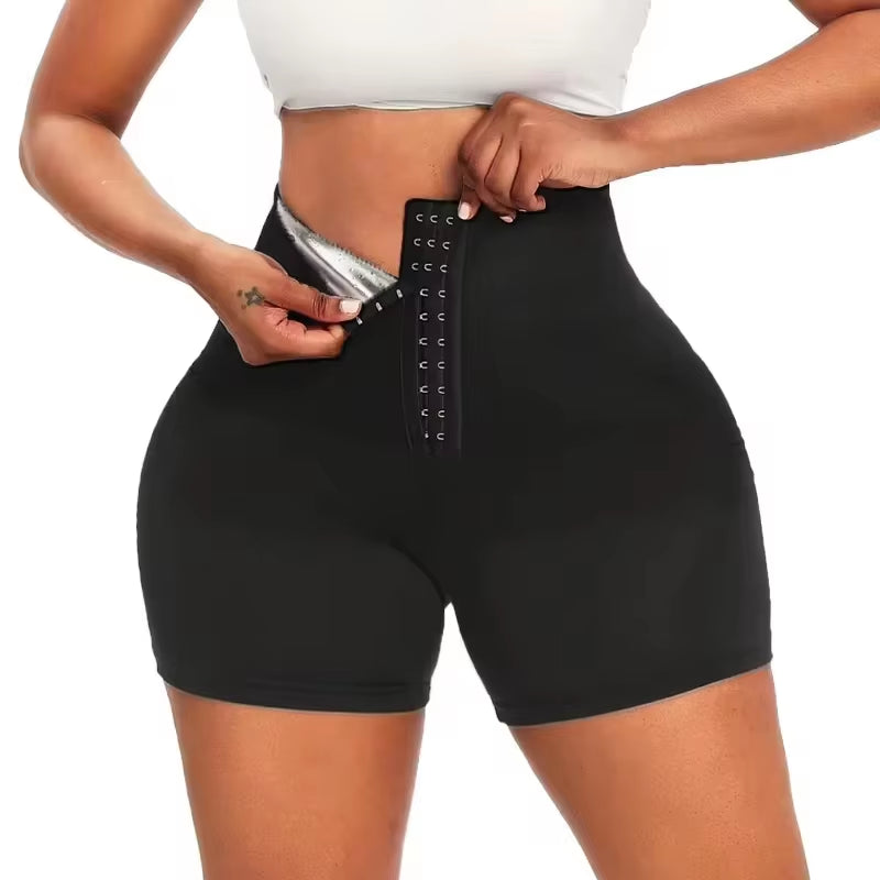 Sweat Sauna Body Shaper Shorts for Weight Loss & Tummy Control