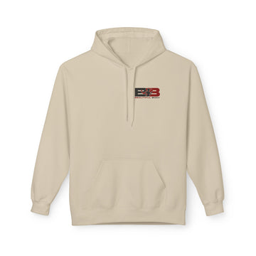 Gym Bro Hoodie — Men's Gym Fitness Pullover with Barbell Logo