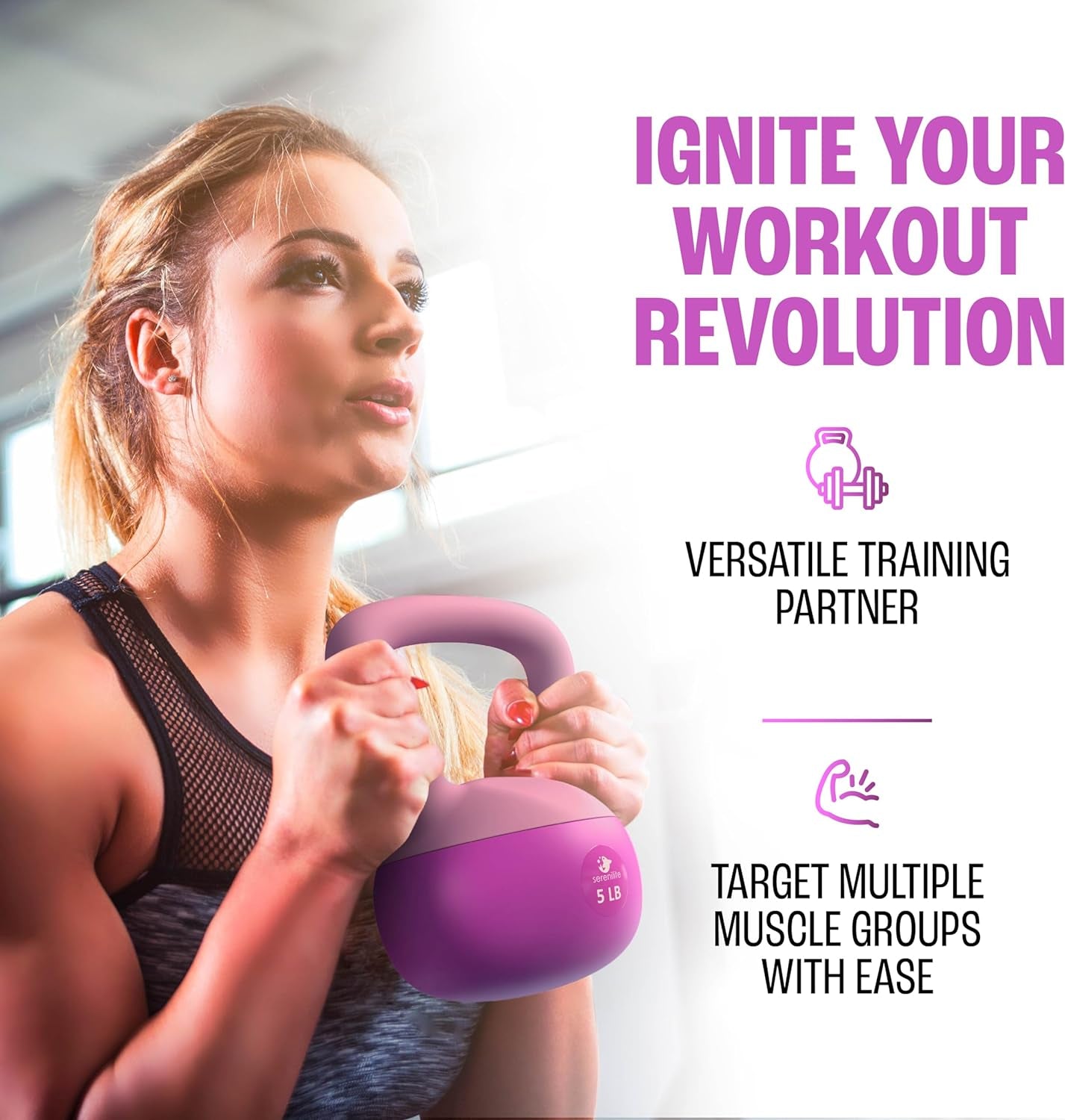 Soft Kettle Bell Sets for Women & Men, Safe Strength Training Kettlebells