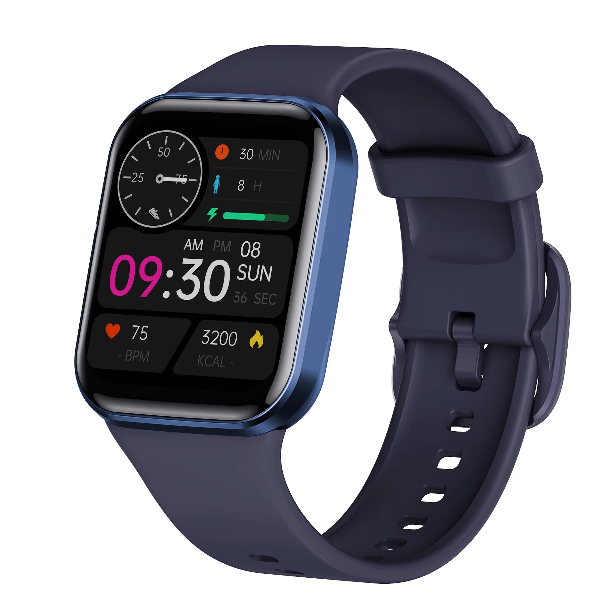 Smartwatch Men Women Fitness Monitor Waterproof Sport Band