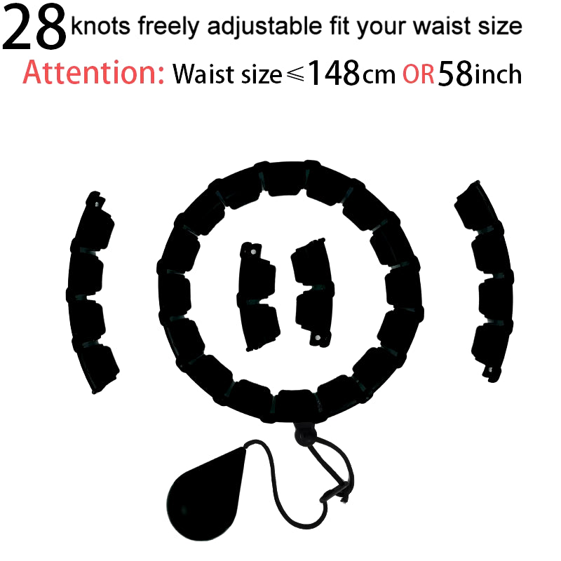 Smart Sport Hoop: Adjustable Weighted Exercise Hoop for Adults