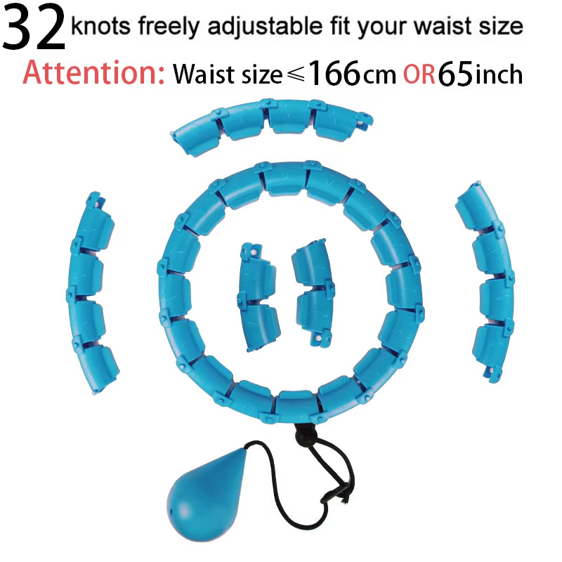 Smart Sport Hoop: Adjustable Weighted Exercise Hoop for Adults