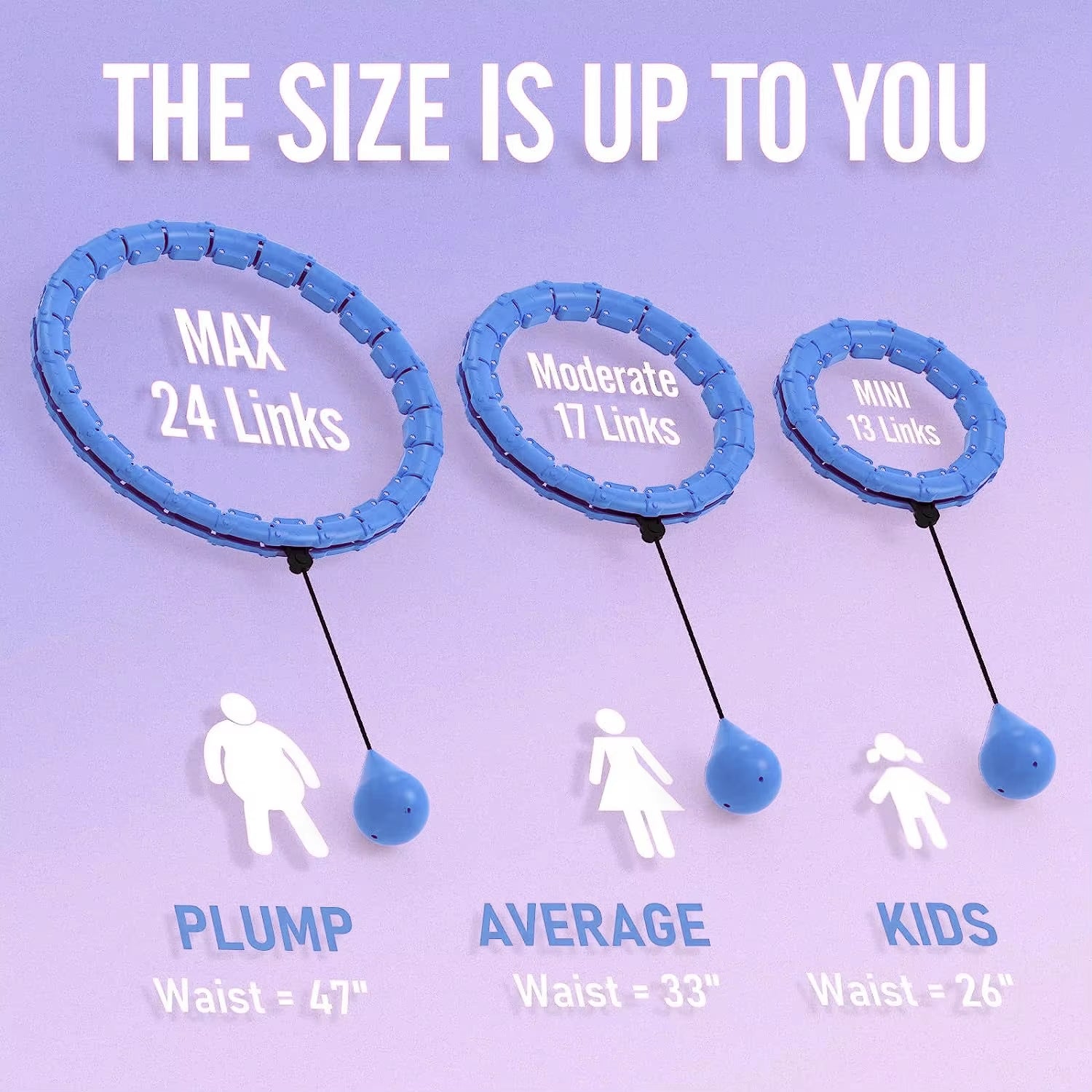 Smart Sport Hoop: Adjustable Weighted Exercise Hoop for Adults