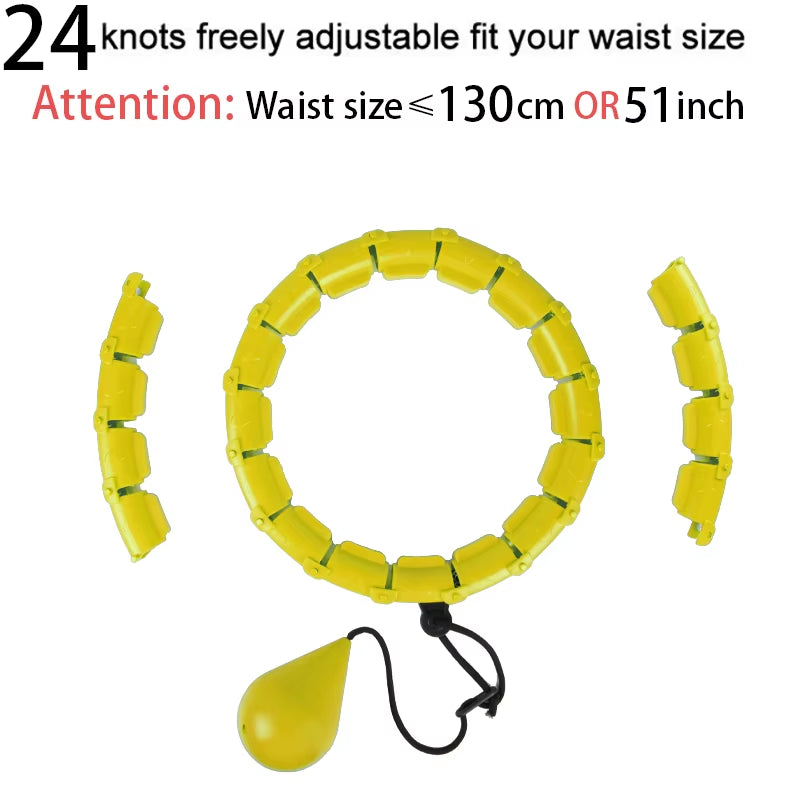 Smart Sport Hoop: Adjustable Weighted Exercise Hoop for Adults