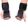 2 PCS Weight Lifting Hooks Weight Strap Pull-Ups Power Lifting Gloves