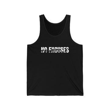 No Excuses Tank Top — Motivational Gym Workout Tank
