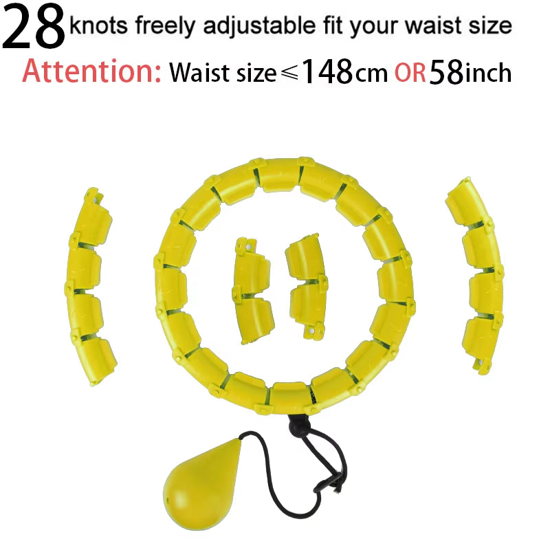 Smart Sport Hoop: Adjustable Weighted Exercise Hoop for Adults