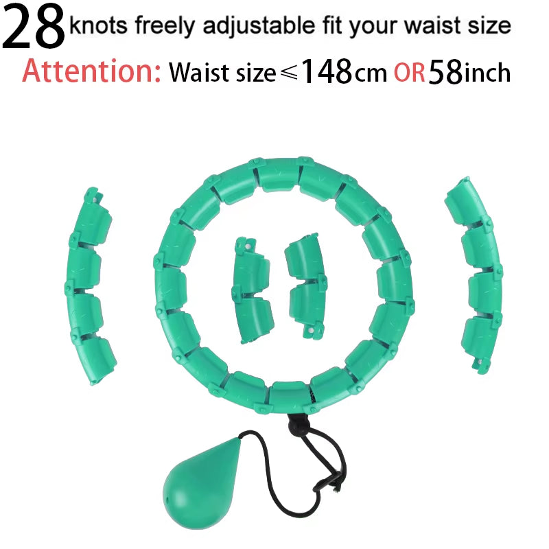 Smart Sport Hoop: Adjustable Weighted Exercise Hoop for Adults
