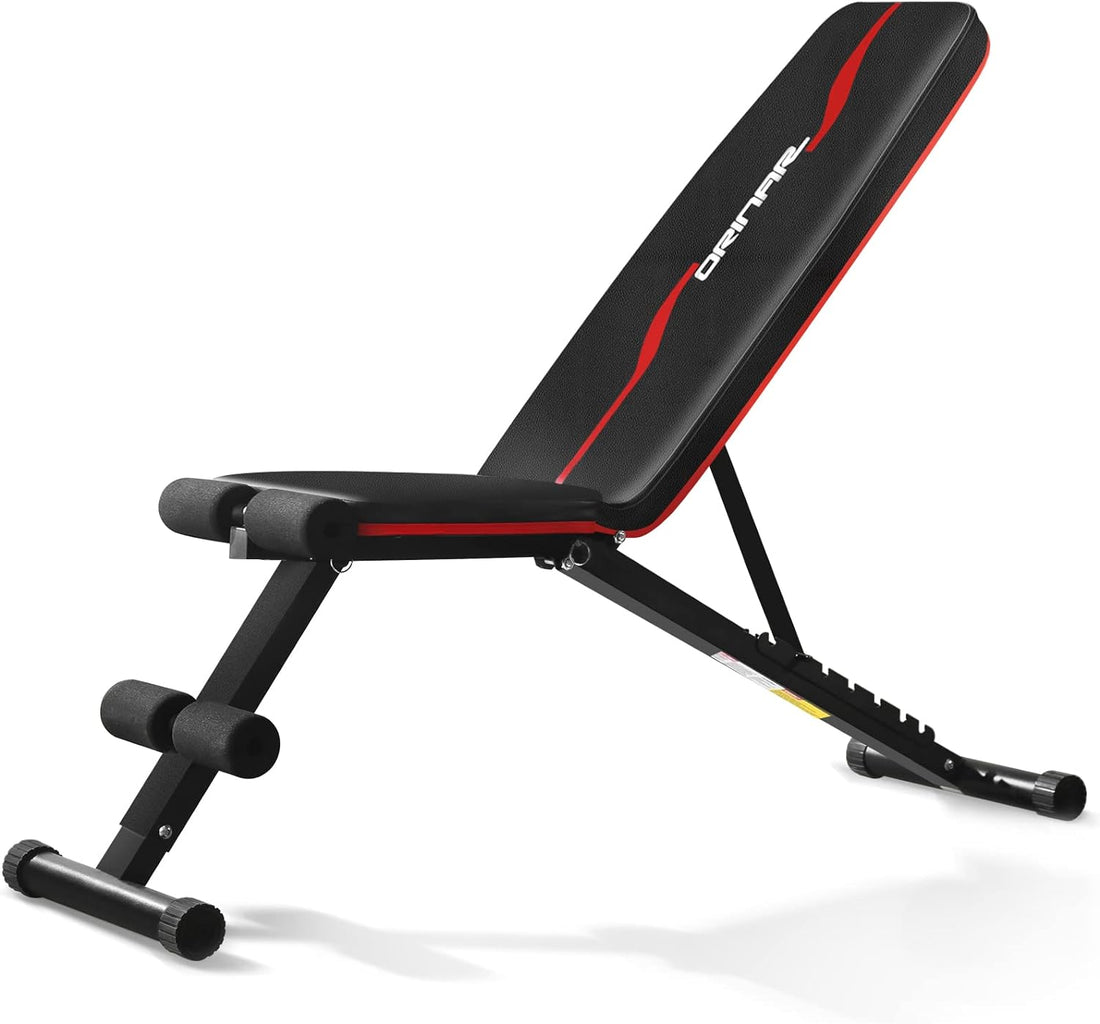 Weight Bench Press, Strength Training Adjustable Workout Benches