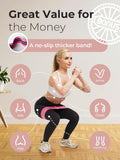 Ankle Resistance Bands with Cuffs | Pink Booty Band