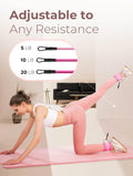 Ankle Resistance Bands with Cuffs | Pink Booty Band