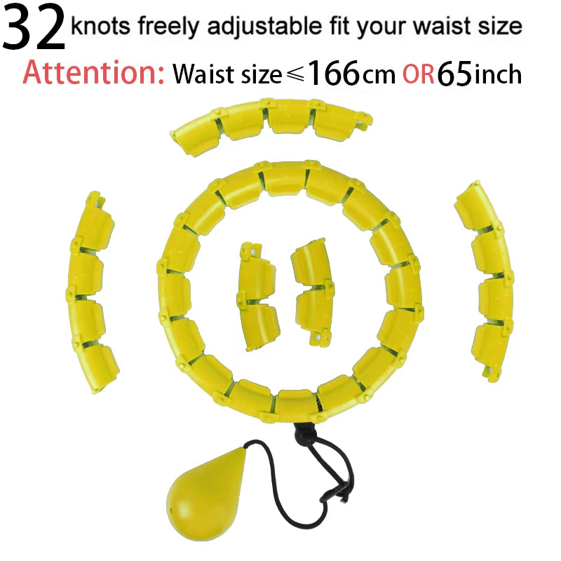 Smart Sport Hoop: Adjustable Weighted Exercise Hoop for Adults