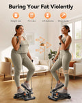 Steppers for Exercise, Stair Stepper with Resistance Bands, Mini Stepper
