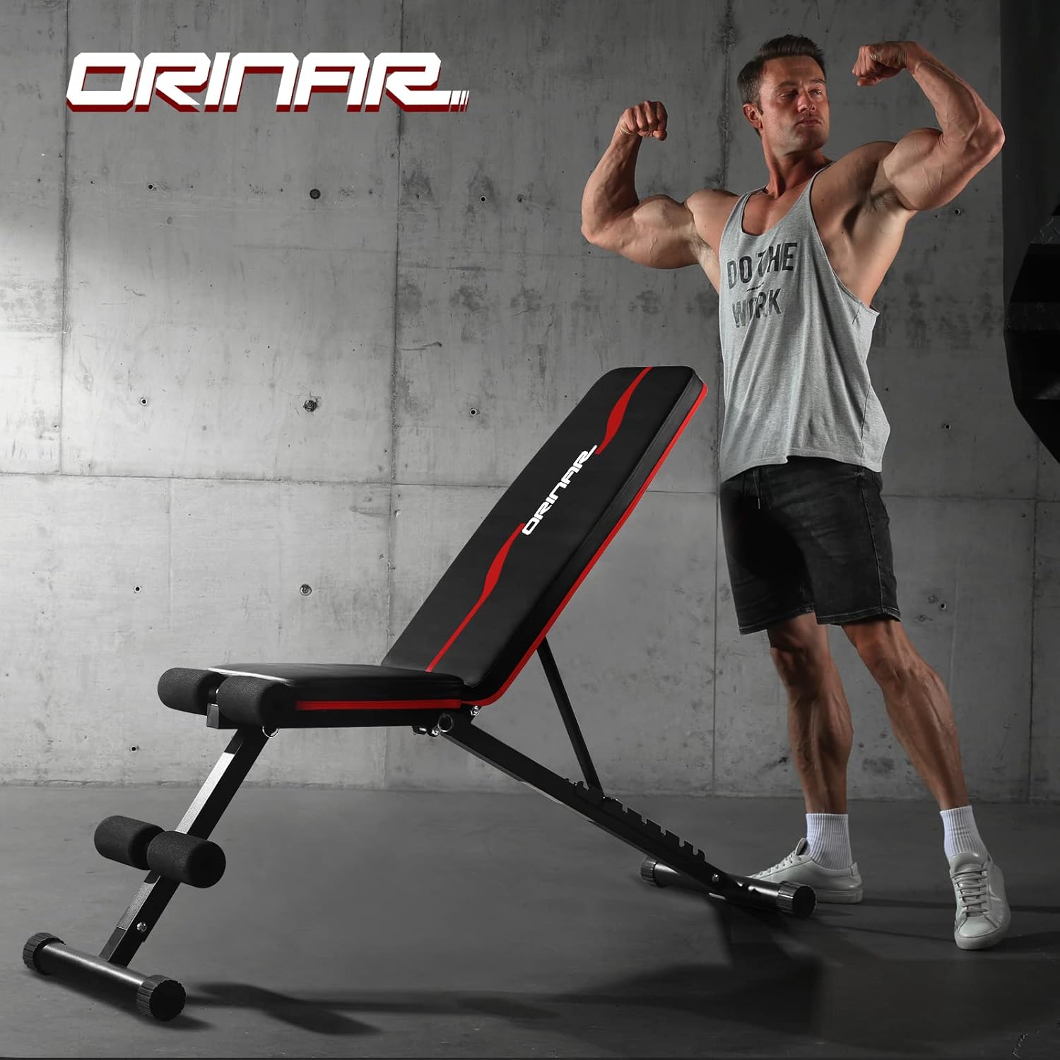 Weight Bench Press, Strength Training Adjustable Workout Benches