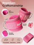 Ankle Resistance Bands with Cuffs | Pink Booty Band