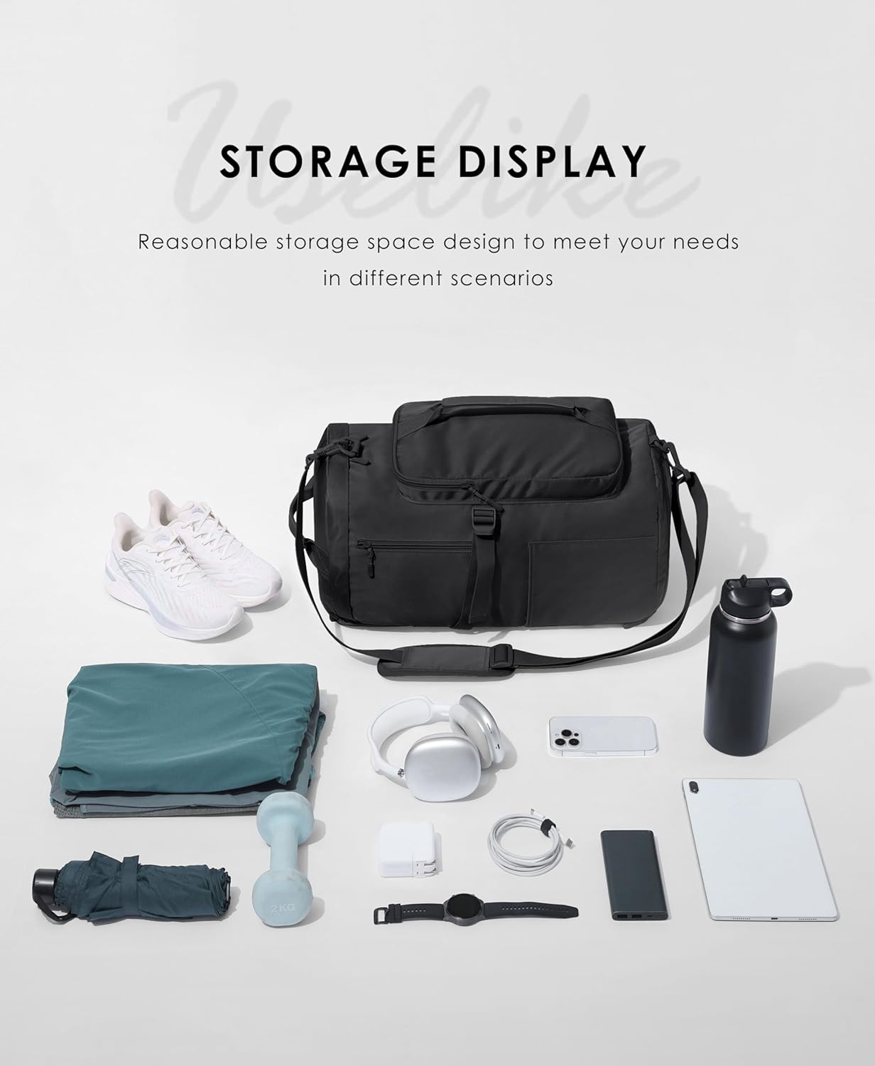 Gym Bag for Women Workout Gym Backpack with Shoe Compartment