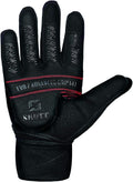 Weightlifting Gloves with Integrated Wrist Wrap Support