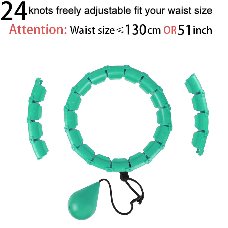 Smart Sport Hoop: Adjustable Weighted Exercise Hoop for Adults